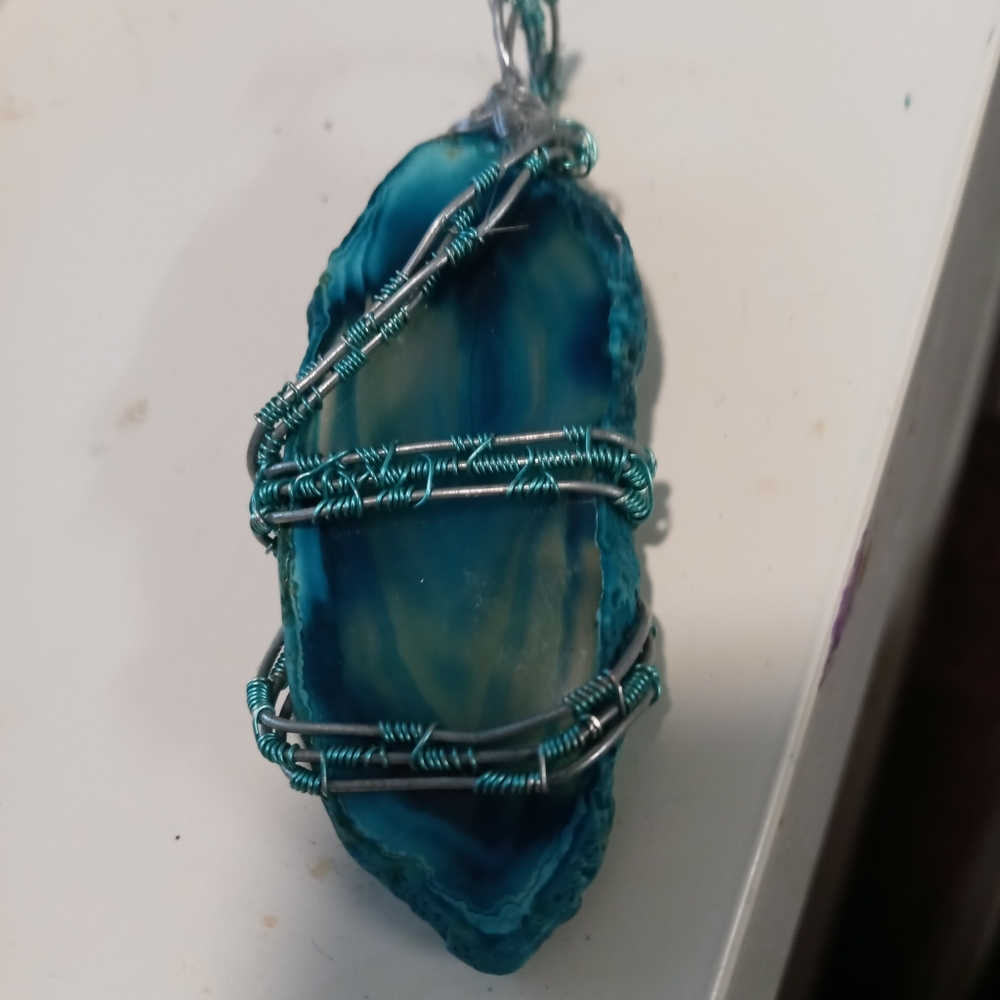 Wire wrapped pendants
